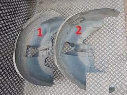 Vw touran 03-06 подкрылок задние левая фото №1