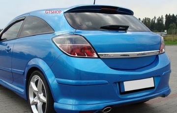 Opel astra h 3d спойлер козырёк спойлер opc-line gt shop фото №1