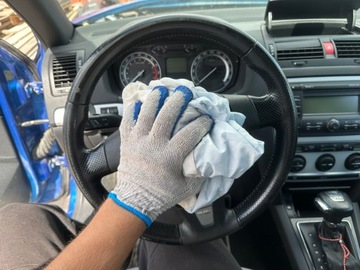 Руль трёхспицевый bez подушки skoda octavia ii vrs фото №1