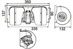 Hella вентилятор повітродувка фото №1