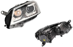 Фара лампа левый volkswagen passat b7 10-valeo фото №1