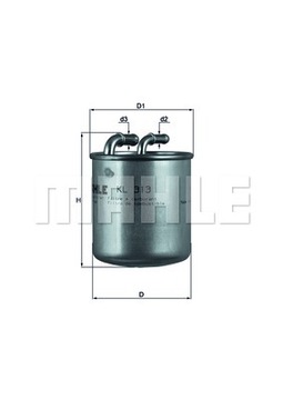 Фильтр топлива knecht chrysler 300 c 3.0 crd фото №1