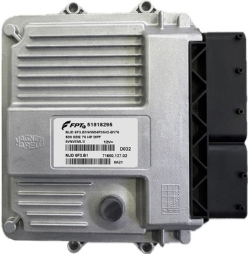 Блок керування / модуль ecu fiat 500 mjd6f3b1 51818295 програмування фото №1