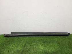 Планка порогова поріг ліва хром ml gle w166 11- фото №1