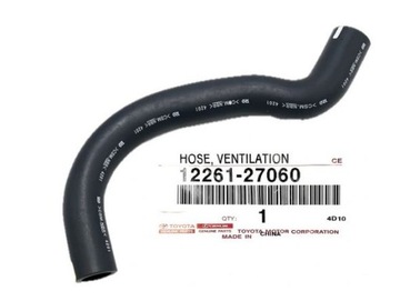 Шланг трубка вентиляция картера 2.0 toyota avensis corolla 2.0 d4d 1226-27060 оригинал фото №1