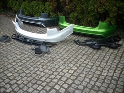 Audi rs6 c7 4g0 i рестайлінг зад бампер спойлер дифузор ew. вихлоп i rs7 4g8 фото №1