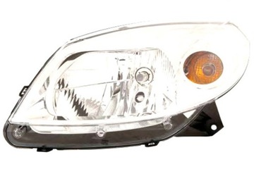 Depo фара h4 електричний колір вкладиш: хром фото №1