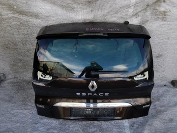 Renault espace v 5 14-23 кришка багажника комплектна зад задня коричнева ted17 фото №1