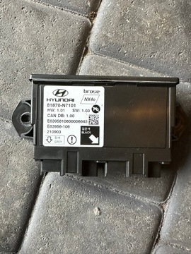 Модуль блок керування кришки hyundai tucson iv 81870-n7101 фото №1
