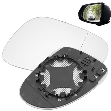 Левая зеркало заднего вида do vw eos golf 5 3c0857521 безопасность фото №1