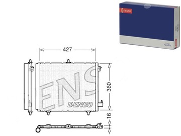Denso dcn21009 конденсатор, кондиционер фото №1