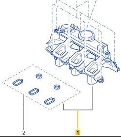 Renault master iii 2.3 dci вентиляция картера масла крышка фото №1