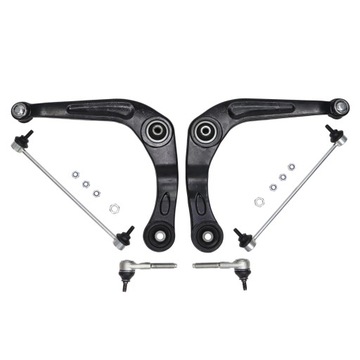 Комплект набор рычагов перед peugeot 206 cc / sw, 207 / sw фото №1