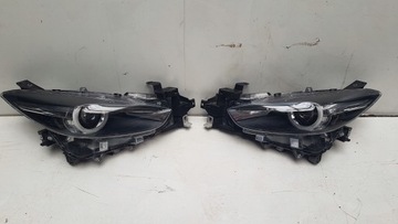 Лампа полный led левая правая перед mazda 3 bm рестайлинг 10 pin фото №1