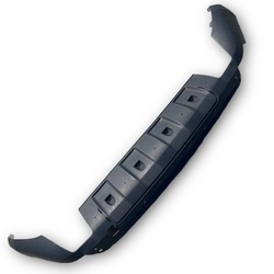 Mercedes-benz ml w164 спойлер дифузор накладка бампера зад a1648850525 фото №1