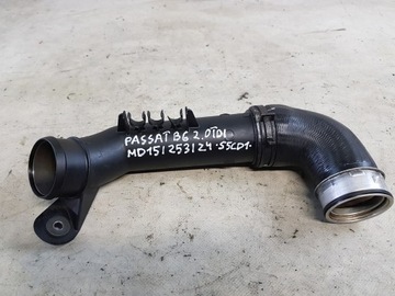 Труба шланг шланг интеркулер 3c0145770b, 3c0145762j vw passat b6 2.0 tdi фото №1