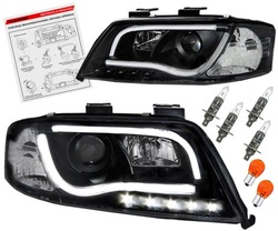 Audi a6 c5 4b 01-04 лампы фары led neon h1 фото №1