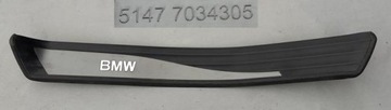 Планка порога лівий зад bmw e60 e61 51477034305 фото №1