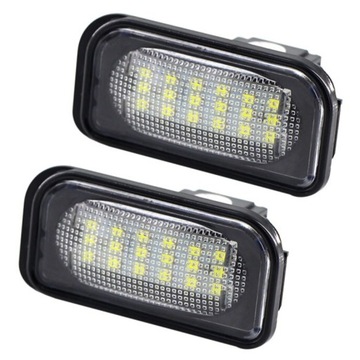 Mercedes w203 sedan clk подсветка номерного знака led фото №1