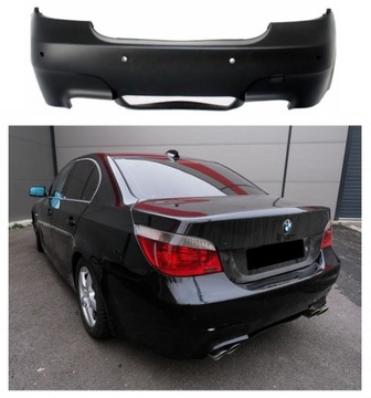 Бампер зад bmw e60 03-07 образец m5 pdc 24 mm фото №1