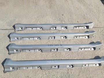 Toyota avensis t27 планка порогова права накладка порога захист фото №1