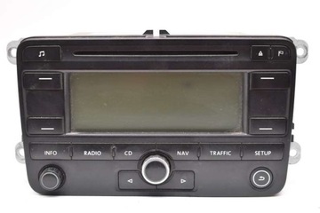 Радио радиопроигрыватель cd навигация 1k0035191e vw passat b6 05-10 фото №1