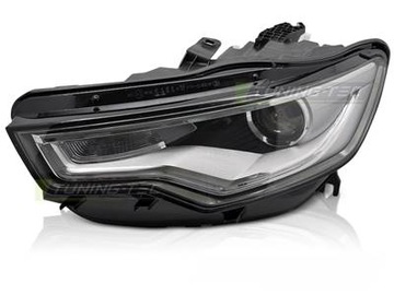 Лампа фара audi a6 c7 11-14 ксенон led tyc ліва фото №1