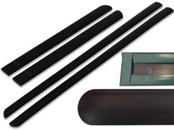 4x планка боковая защитная дверь 5d hb перед + зад opel corsa combo c 2000- фото №1