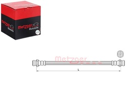 Шланг тормозной metzger фото №1