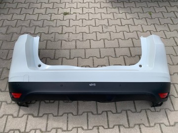 Renault scenic iv бампер зад 6xpdc комплектный белая жемчуг аксессуары фото №1