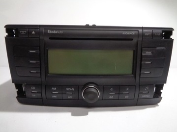 Skoda octavia 2 ii радио audience cd 1z0035156b фото №1