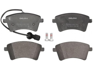 Delphi тормозные колодки ham.przod renault kangoo 09- фото №1