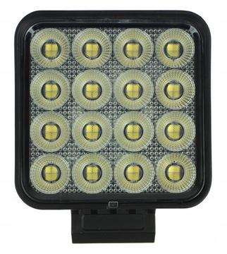 Лампа рабочая 64 led 12v 24v светодиодная osram 64w фото №1