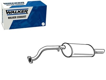 Глушитель системы выпускного зад dł. 1260mm daewoo lanos 1.6 02.97- фото №1