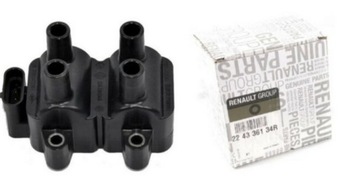 Renault dacia logan 1.4 1.6 котушка запалювання 224336134r фото №1