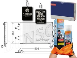 Конденсатор кондиціонера seat cordoba ibiza ii ibiza ii #petrolhead pro+ kit9 фото №1