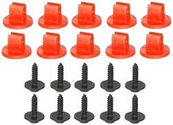 Ford focus courier fiesta набор клипсы винты wcisków защитные накладки двигателя фото №1