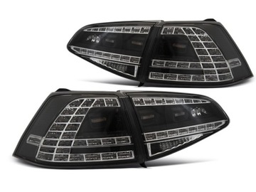 Лампы диодные vw golf 7 vii 13-17 чёрный led dts фото №1