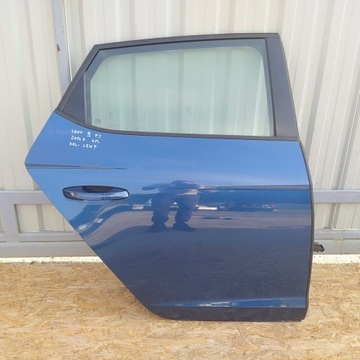 Seat leon iii двері праві зад задні 2014 lw5p комплектні хетчбек фото №1