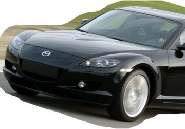 Капот mazda rx8 __чёрная фото №1