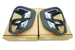 Captur ii 2 19- нова рамка впуск решітка бампера перед права + ліва kpl фото №1