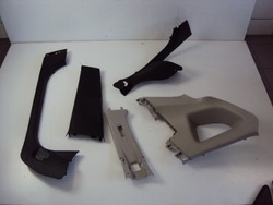 Захисні накладки стійок обшивка ліві renault captur рестайлінг фото №1