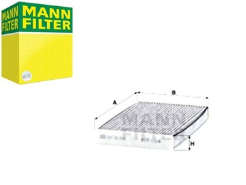 Фильтр кабины з уголь активным citroen c3 aircross ii opel crossland фото №1