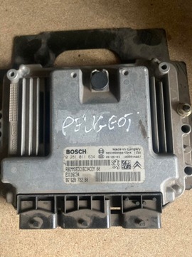 Блок керування двигуна peugeot citroen 9662872280 0281011634 фото №1