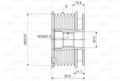 Колесо пасове генератора vw фото №1