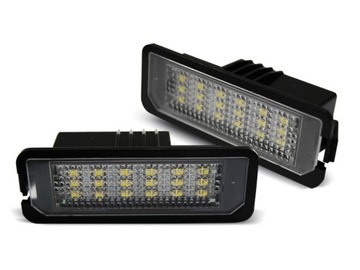 Освещение номерного знака регистрационный led vw golf v фото №1
