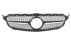 Mercedes c-klasa w205 решётка решётка радиатора diamond чёрный фото №1