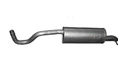 Глушник кінцевий skoda rapid +seat toledo poj.1,2+1,4 tsi фото №1