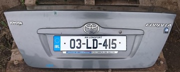 Кришка зад toyota corolla ix e12 02-07 sedan рестайлінг фото №1