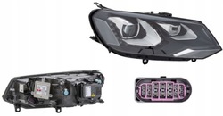 Фара праві vw touareg 7p5 2010-2014 ксенон hella фото №1